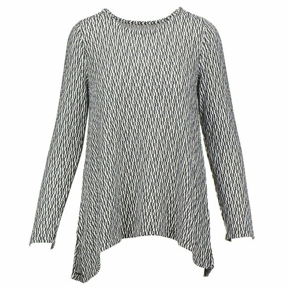 Chelsea & Theodore Tops - CHELSEA AND THEODORE  TEXTURED TUNIC  WOMEN'S TOP  SIZE - L